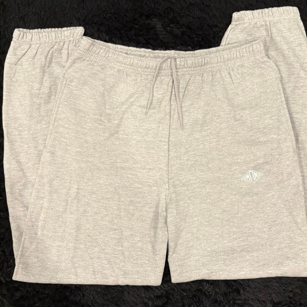 Boohooman grey jogger sweatpants mens